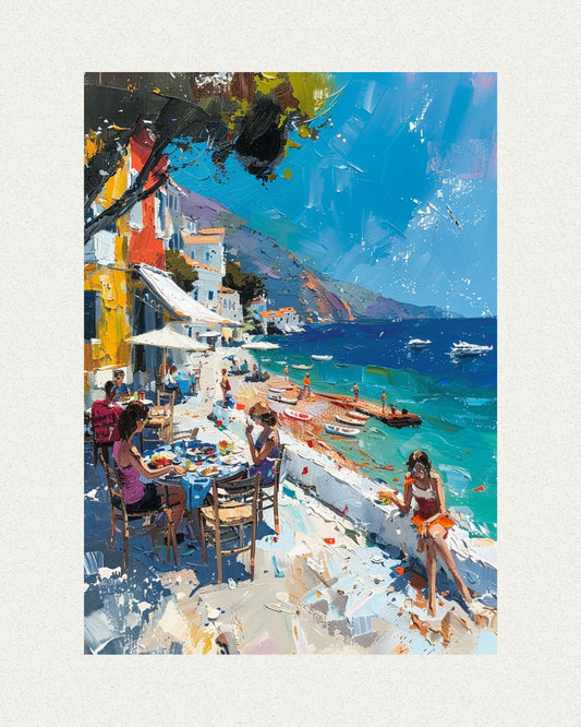 Greek Summer Feast Poster