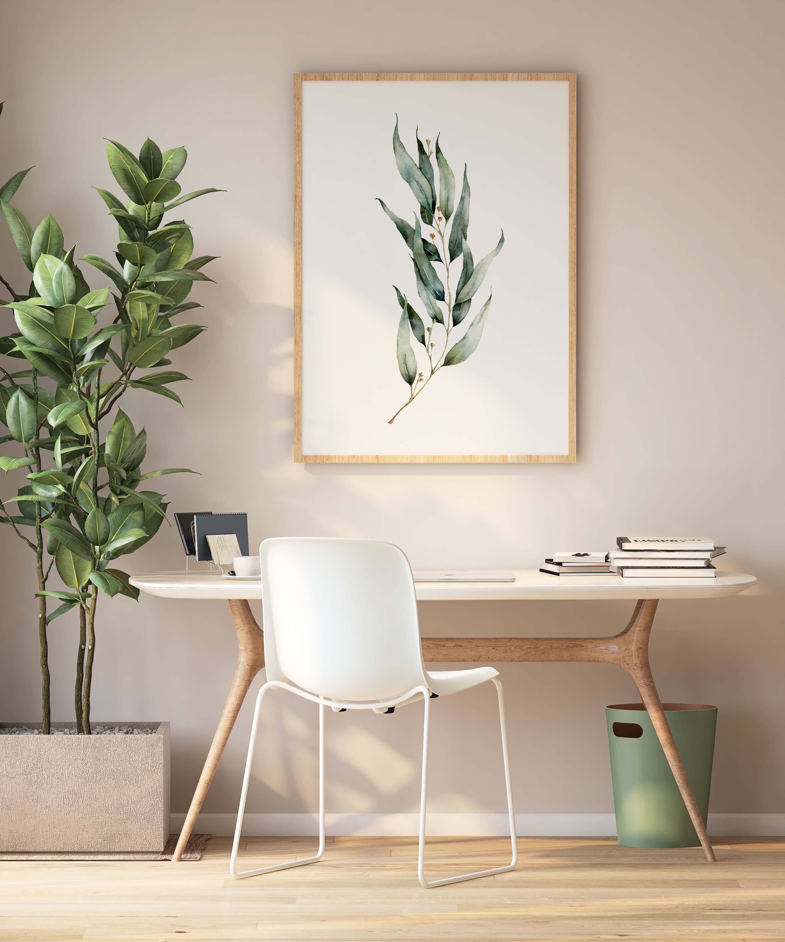 Dainty Green Eucalyptus  Poster