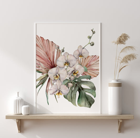 Tropical Orchid Poster