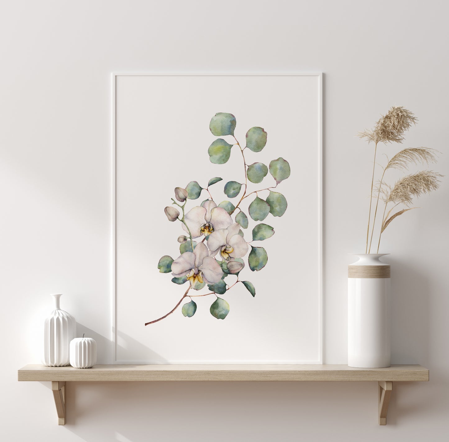 Tropical Orchid Branch Poster