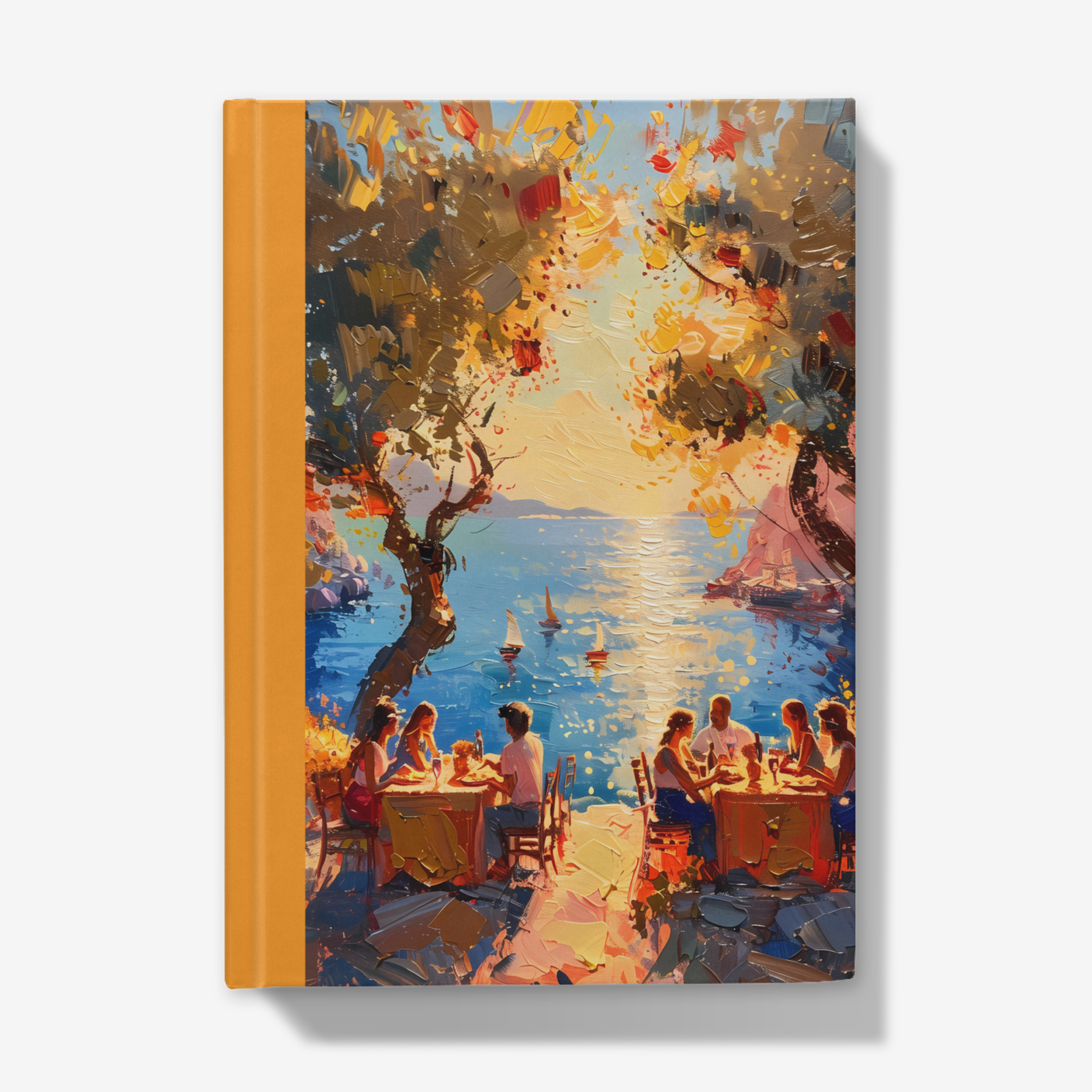 Greek Sunset Feast Notebook