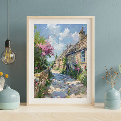 Charming Country Cottages Poster