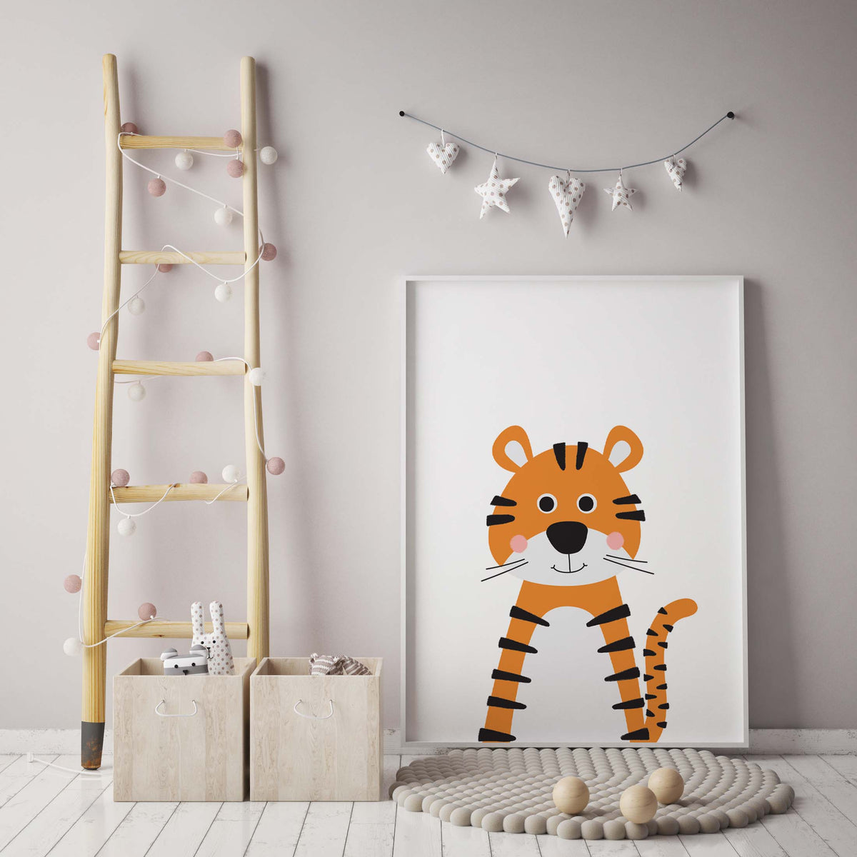 Tiger Nursery Print