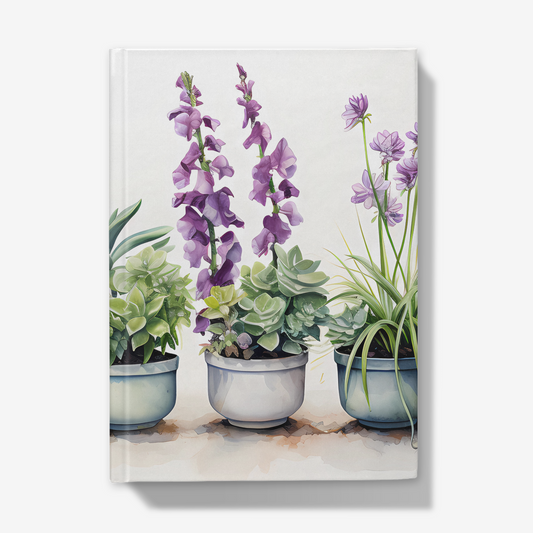 Pastel Plants Notebook