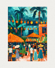 Mexican Market Vibrance Poster