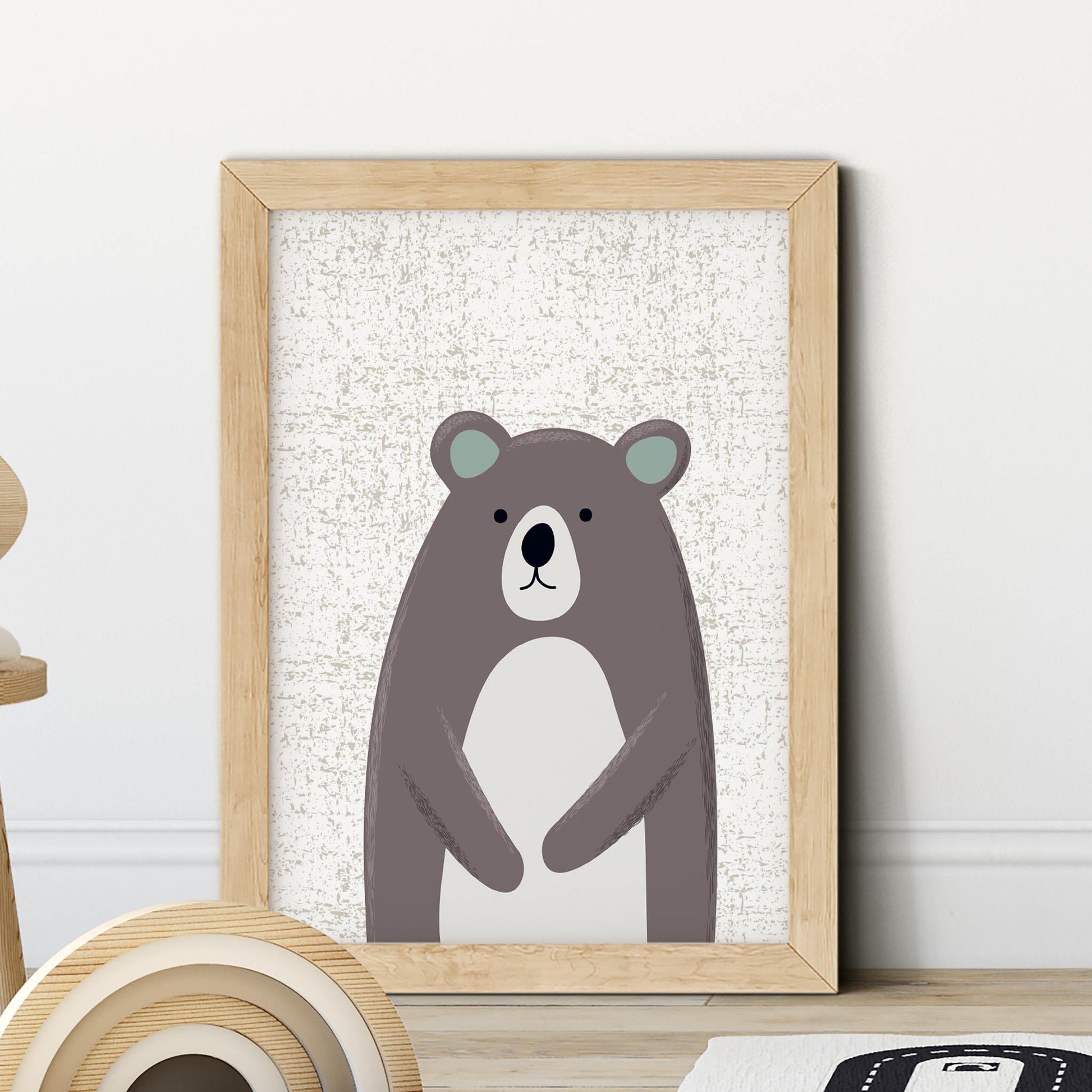 Bear-Woodland-Nursery-Wall-Art