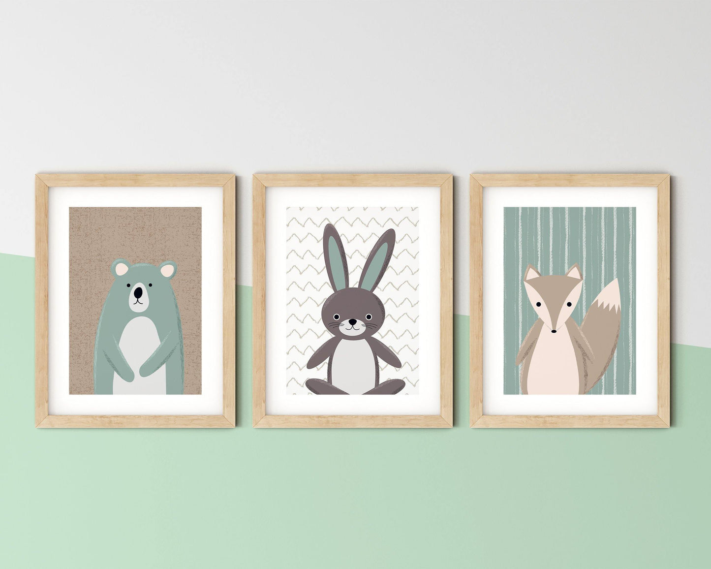 Set-Of-3-Woodland-Animal-Nursery-Prints