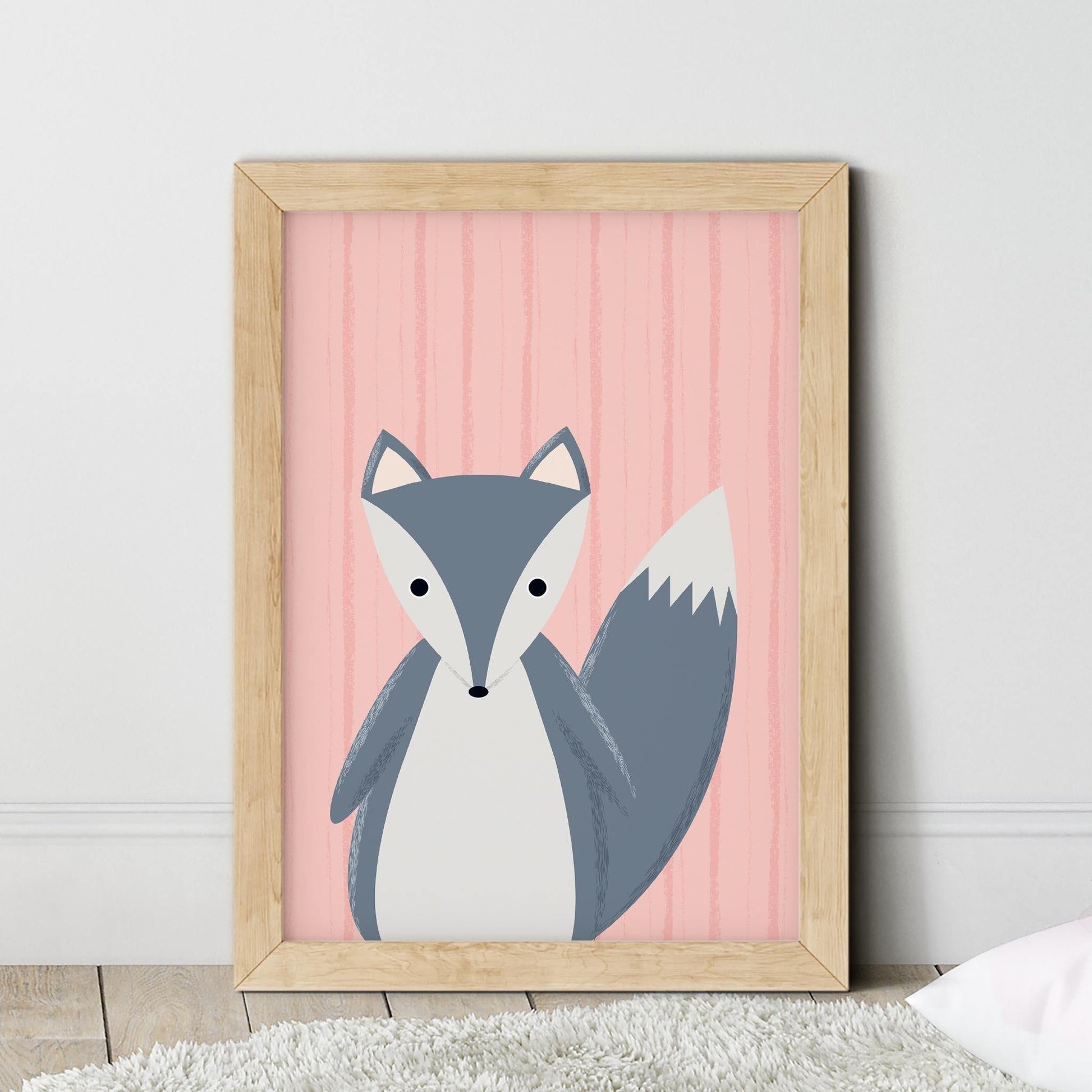Pink-Fox-Nursery-Prints