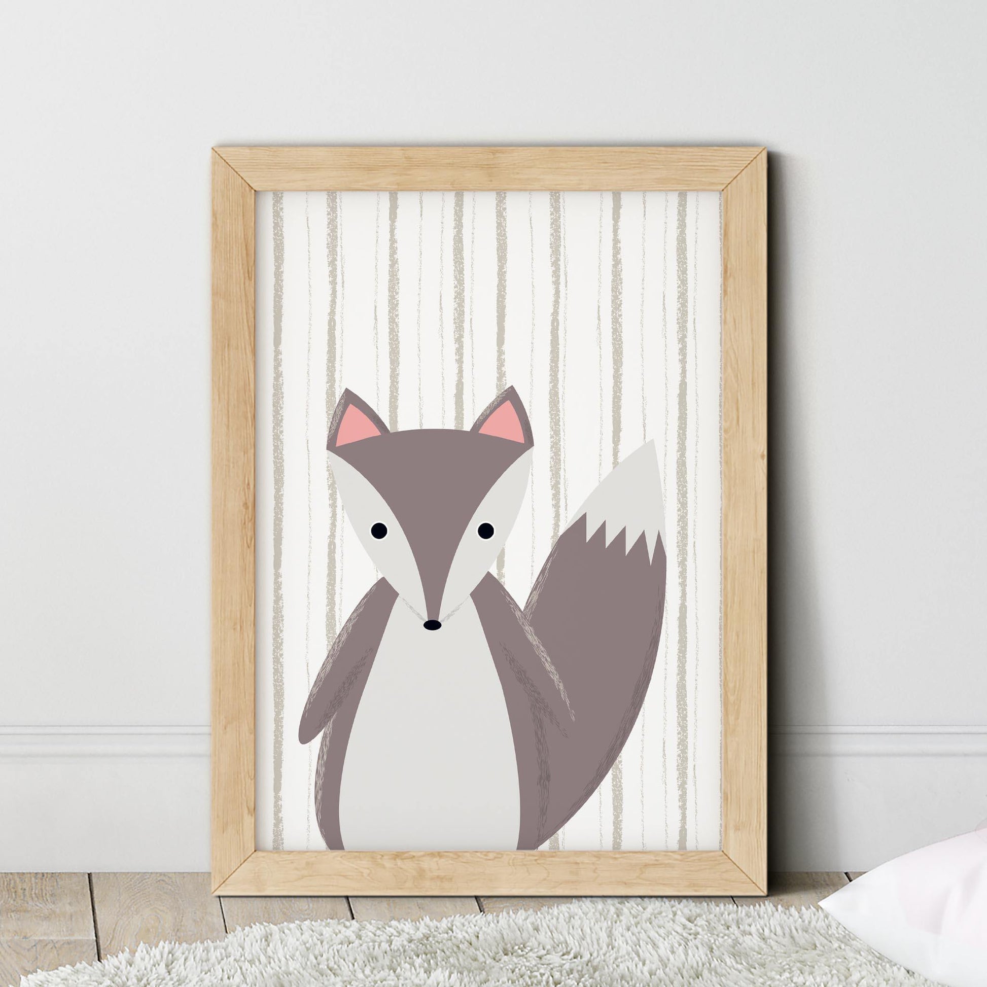 Fox-Animal-Wall-Art-For-Kids-Room