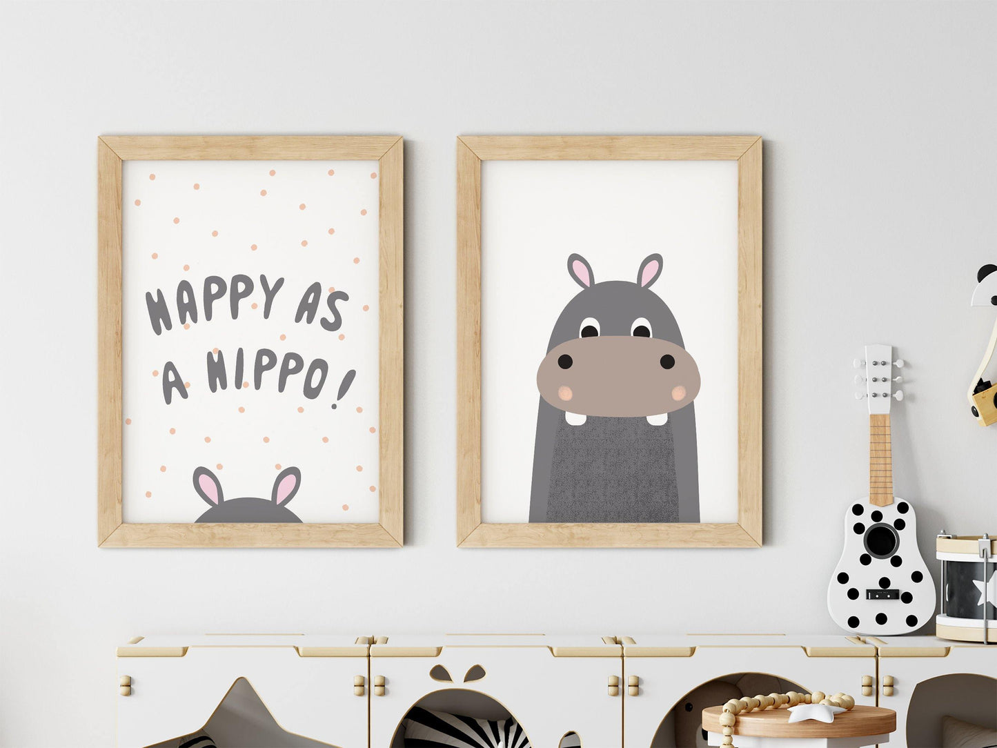 Hippo-Set-Of-2-Nursery-Prints
