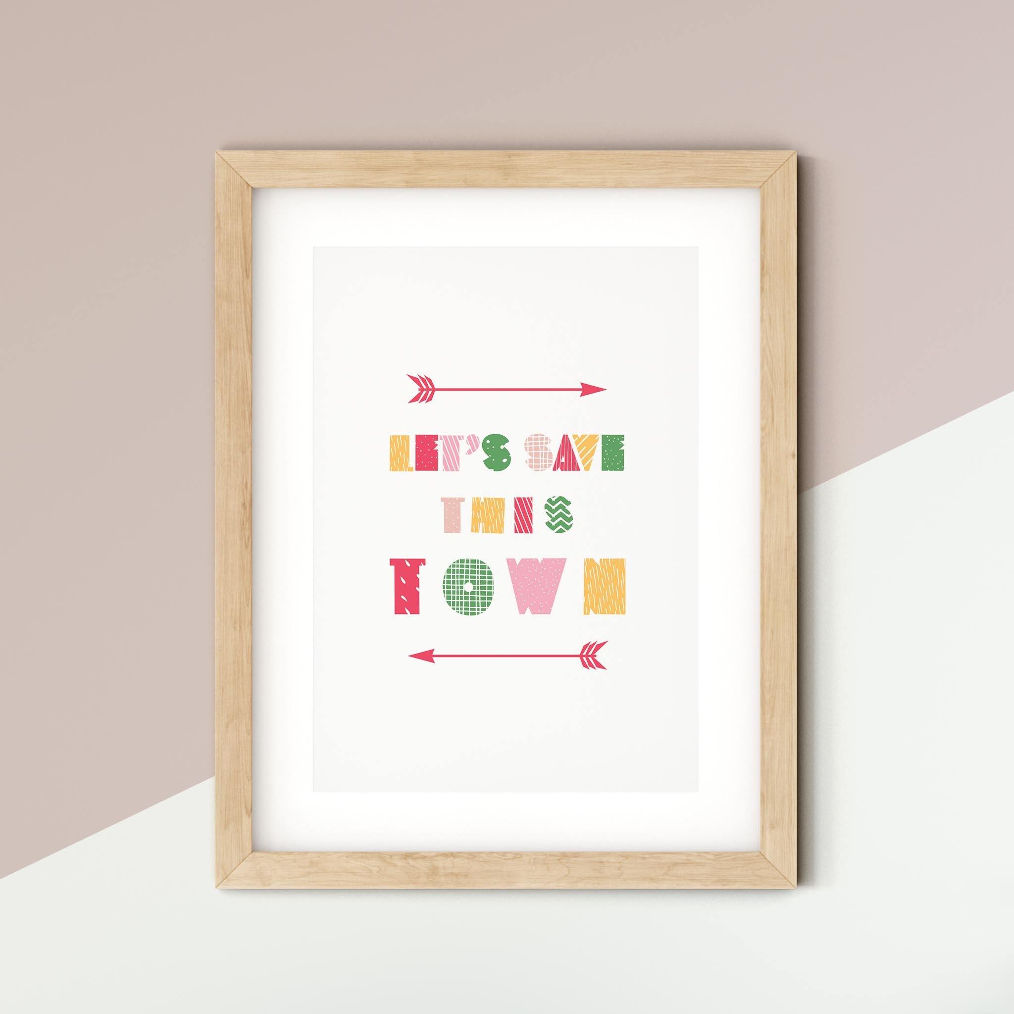 Superhero Inspirational Print - rabbitholeartdesigns