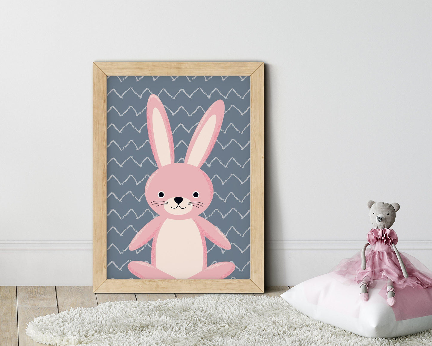 Bunny-Rabbit-Wall-Art-For-Kids-Room