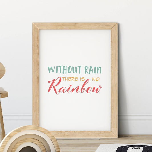 Rainbow Quote Nursery Print - rabbitholeartdesigns