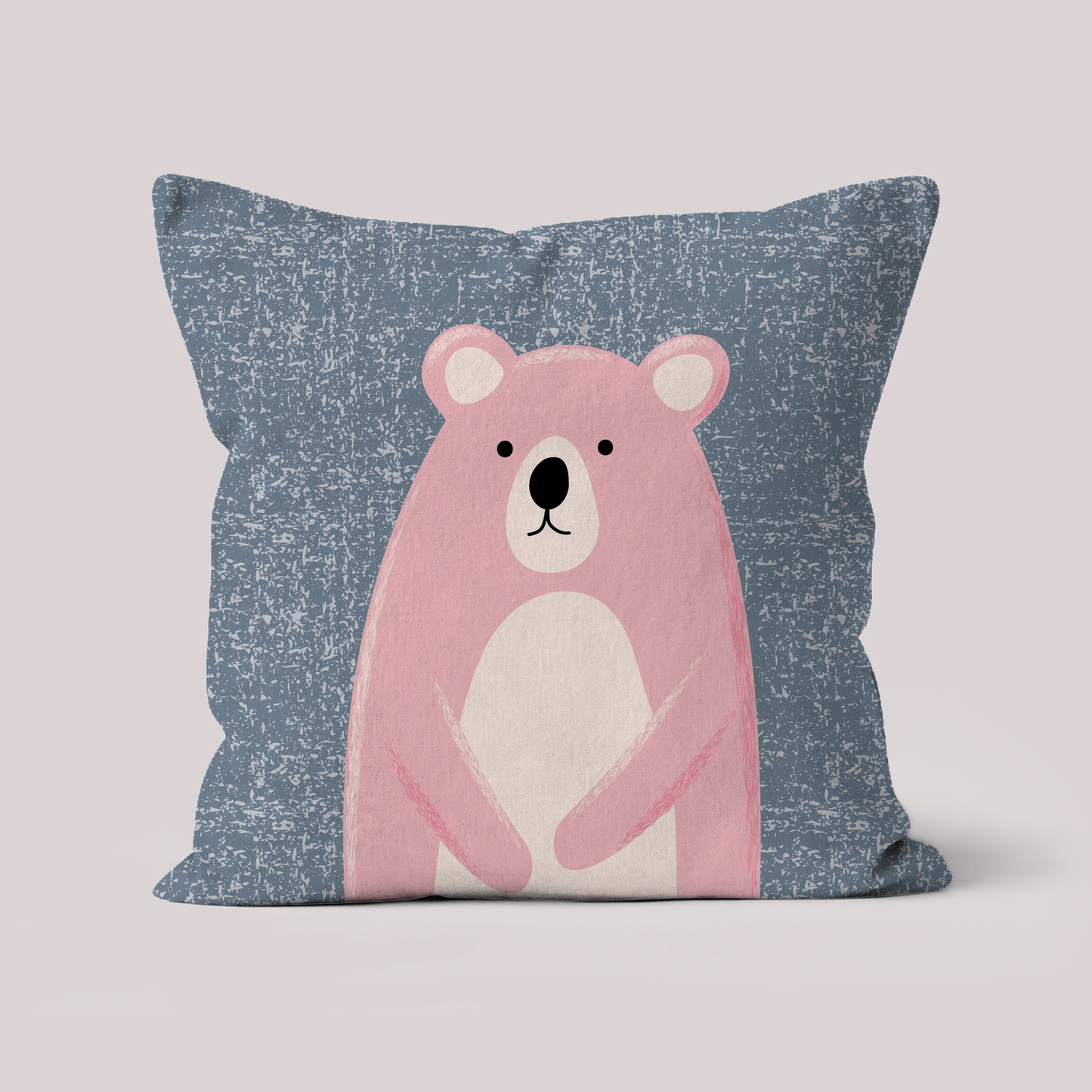 Pink Bear Nursery Cushion