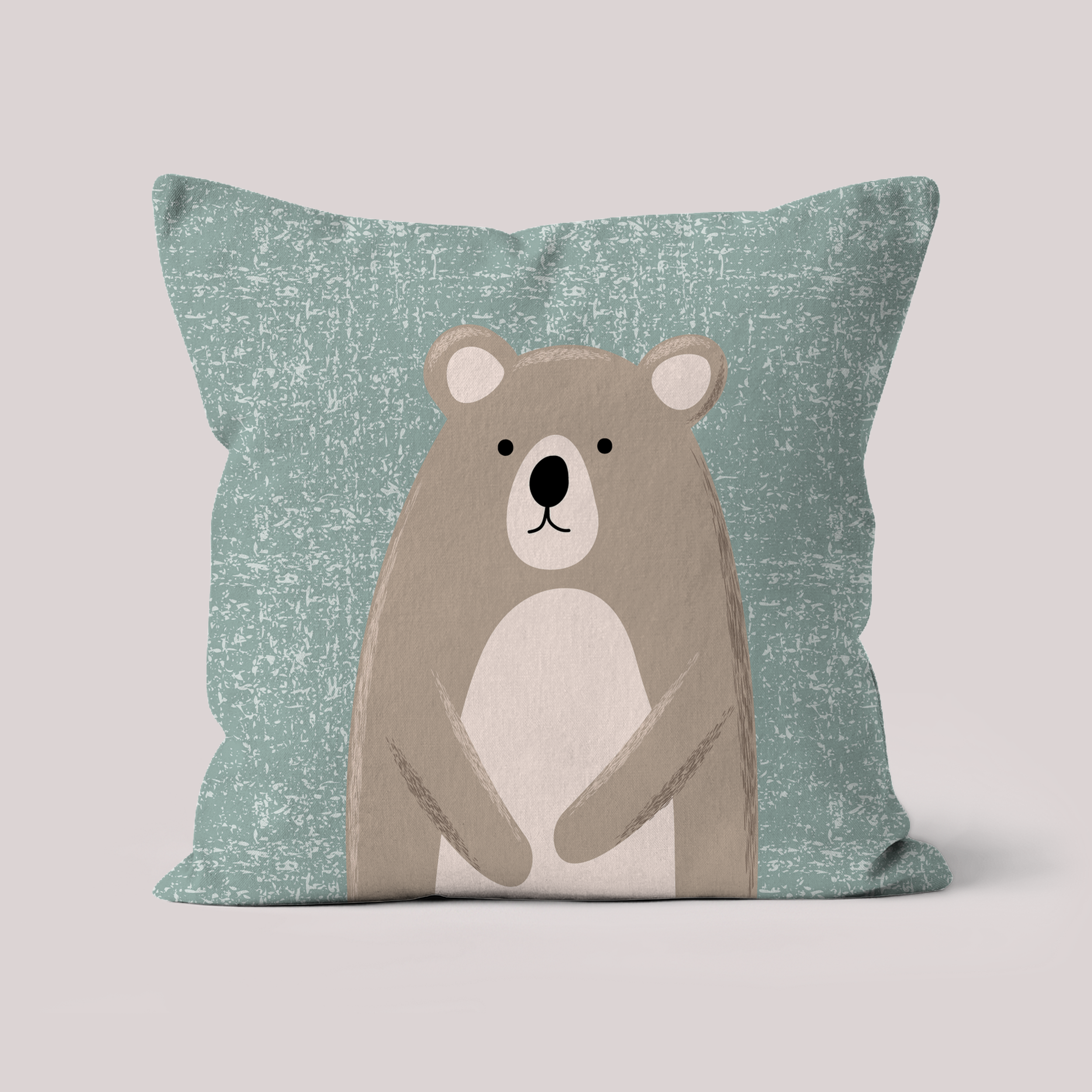 Bear Cushion Nursery Decor